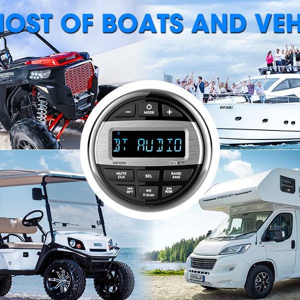 BIZZAR R-MS10RV Marine Radio Usb / Aux / BT