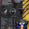 AUDIO SYSTEM ITALY W-GT-ASX12 Audio System ASX12" (30cm) D2 4”VC 6000W Competition Line