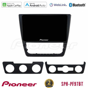 PIONEER U-SPH-SK0151 SPH-PF97BT Series Skoda Yeti 2009- Multimedia Station 9" (Tablet Style) Με Carplay & Android Auto
