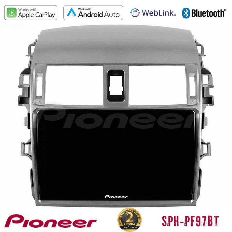 PIONEER U-SPH-TY0144 SPH-PF97BT Series Toyota Corolla 2008-2010 Multimedia Station 9" (Tablet Style) Με Carplay & Android Auto PIONEER U-SPH-TY0144 SPH-PF97BT Series Toyota Corolla 2008-2010 Multimedia Station 9" (Tablet Style) Με Carplay & Android Auto