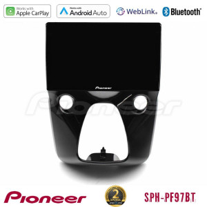 PIONEER U-SPH-TY1560 SPH-PF97BT Series Toyota Aygo | Citroen C1 | Peugeot 108 Multimedia Station 10" (Tablet Style) Με Carplay & Android Auto