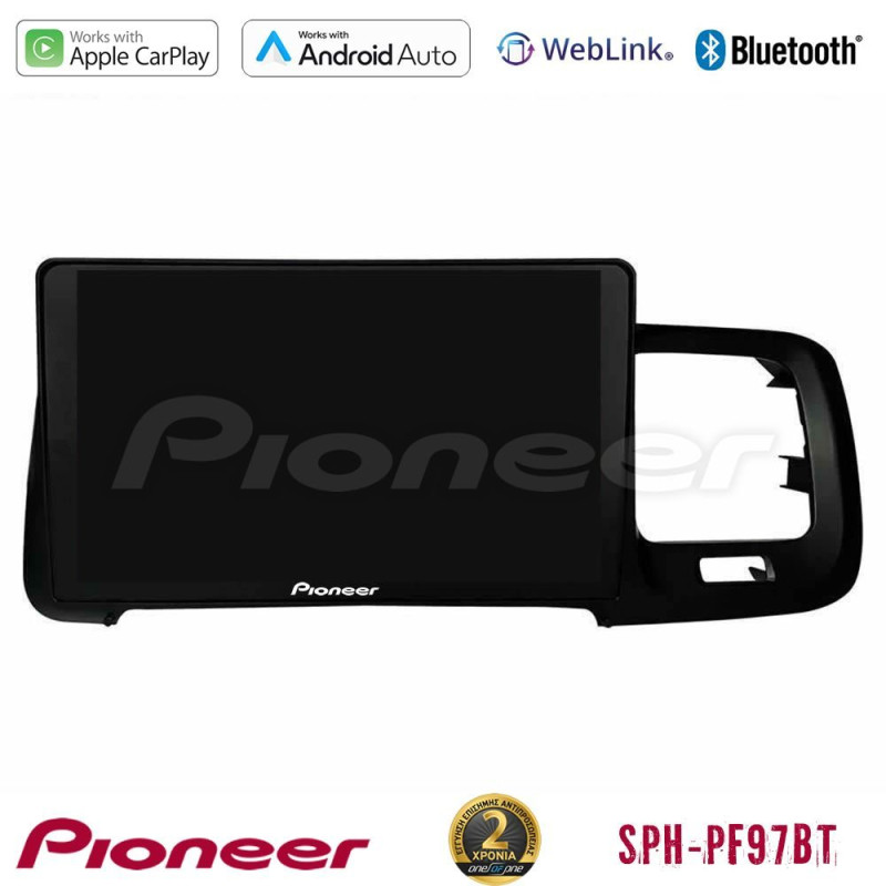 PIONEER U-SPH-VL0467 SPH-PF97BT Series Volvo S60 2010-2018 Multimedia Station 9" (Tablet Style) Με Carplay & Android Auto