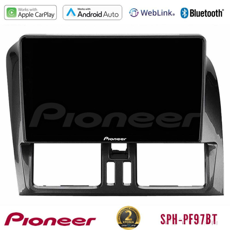 PIONEER U-SPH-VL0468 SPH-PF97BT Series Volvo XC60 2009-2012 Multimedia Station 9" (Tablet Style) Με Carplay & Android Auto