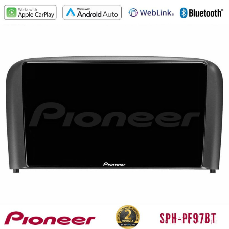 PIONEER U-SPH-VL0971 SPH-PF97BT Series Volvo S80 1998-2006 Multimedia Station 9" (Tablet Style) Με Carplay & Android Auto
