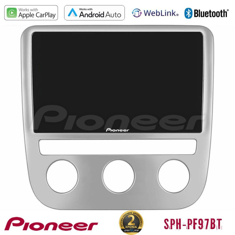 PIONEER U-SPH-VW0084 SPH-PF97BT Series VW Scirocco / Eos Multimedia Station 9" (Tablet Style) Με Carplay & Android Auto