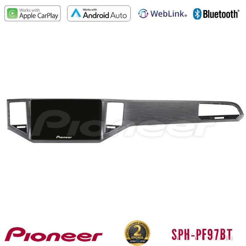 PIONEER U-SPH-VW0135SG SPH-PF97BT Series VW Sportsvan 2014-2020 Multimedia Station 9" (Tablet Style) (Silver/Grey Color) Με Carplay & Android Auto