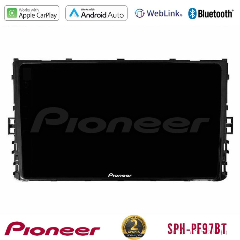 PIONEER U-SPH-VW0333 SPH-PF97BT Series VW MQB 2017- Multimedia Station 9" (Tablet Style) Με Carplay & Android Auto