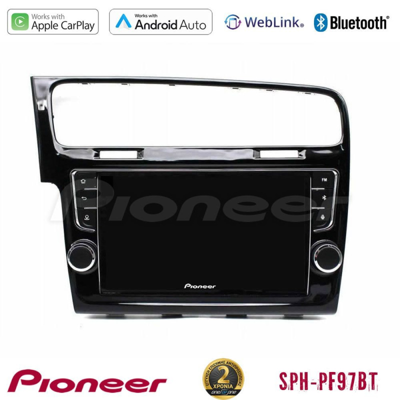 PIONEER U-SPH-VW1381 SPH-PF97BT Series VW GOLF 7 Multimedia Station 9" (Tablet Style) Με Carplay & Android Auto (OEM Look)