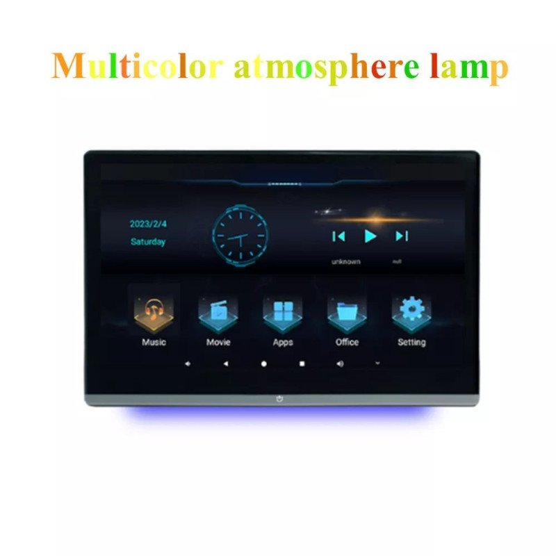 BIZZAR D-BZ-KD11600 Προσκέφαλο 11.6" με HD οθόνη αφής Android 12 8Core 2+32GB (τεμάχιο)