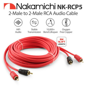 NAKAMICHI D-NK-RCP5M RCA NK-RCP5M 5m