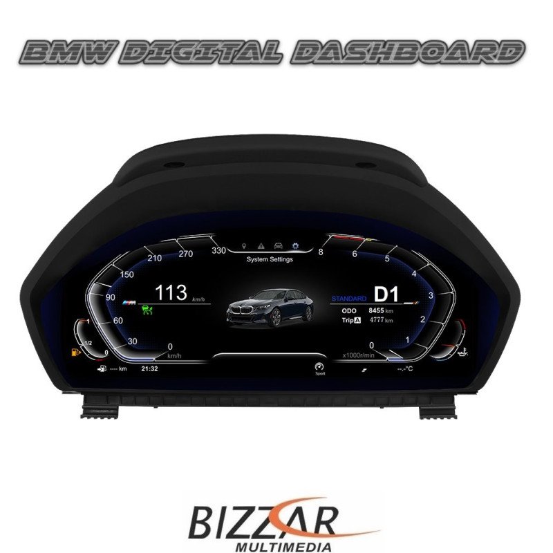 BIZZAR U-DIC-C9102 BMW 3series & 4series F30/32 2012-2017 Digital LCD Instrument Cluster 12.3" με HD οθόνη 1920*720