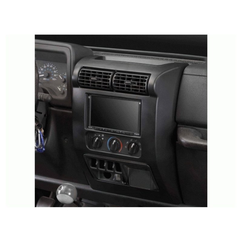 ACV D-381145-27-1 Πρόσοψη R/CD-Οθόνης 2DIN Jeep Wrangler(TJ) 01/2003-03/2007