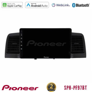 PIONEER U-SPH-TY0254BL SPH-PF97BT Series Toyota Corolla 2002-2006 Multimedia Station 9" (Tablet Style) Με Carplay & Android Auto