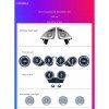 BIZZAR L-AL-CP0350 Ατμοσφαιρικός Φωτισμός Audi A3 (8V) 2013-2018 OEM Ambient Light Full Kit