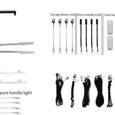 BIZZAR L-AL-CP0371 Ατμοσφαιρικός Φωτισμός Audi A5 (F5) 2017-2025 OEM Ambient Light Full Kit