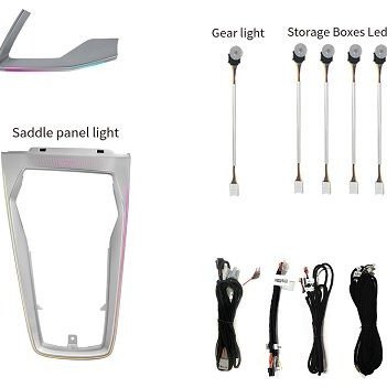 BIZZAR L-AL-CP0417 Ατμοσφαιρικός Φωτισμός Audi A3 (8Y) 2021-2024 OEM Ambient Light Full Kit