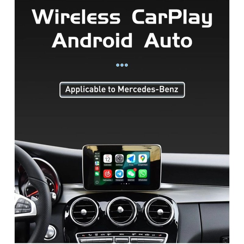BIZZAR I-DC-B8002 VW/SKODA/SEAT/AUDI MQB (MIB/MIB2) Wireless CarPlay | Android Auto Interface | Camera In | HDMI in