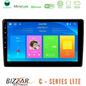 BIZZAR U-C-855 C Series Lite Android14 2+32GB Navigation Multimedia Tablet 9"