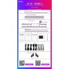 BIZZAR L-AL-TS3 Ατμοσφαιρικός Φωτισμός TESLA MODEL3 OEM Ambient Light Full Kit