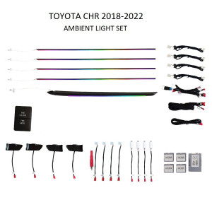 BIZZAR L-AL-FT06WX Ατμοσφαιρικός Φωτισμός Toyota C-HR 2018-2022 Ambient Light Kit