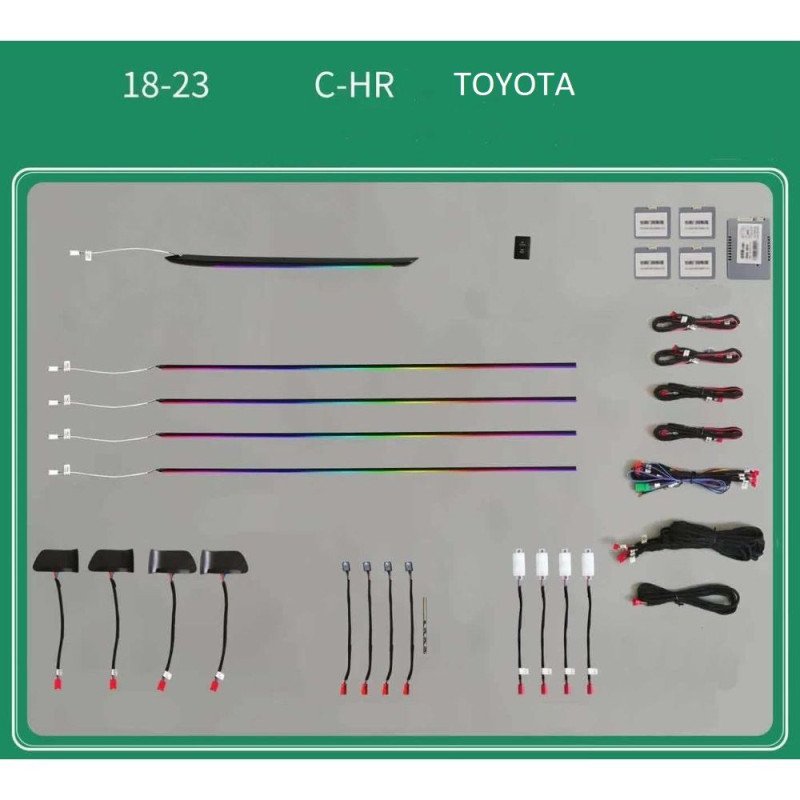 BIZZAR L-AL-TS3 Ατμοσφαιρικός Φωτισμός TESLA MODEL3 OEM Ambient Light Full Kit