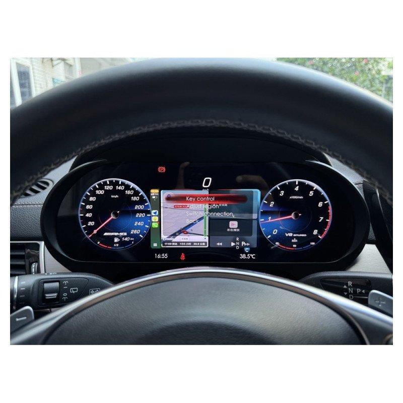 BIZZAR U-DIC-MB0029 Mercedes ML | GL | GLS | GLE Class Digital HD LCD Instrument Cluster 12.3" με Carplay | HDMI in