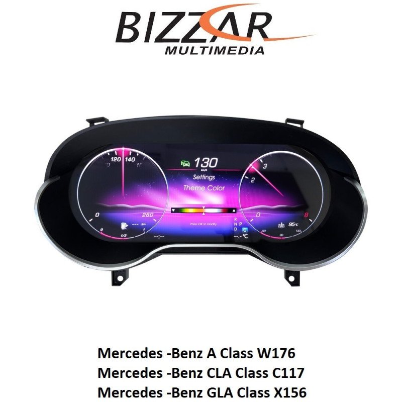 BIZZAR U-DIC-MB0117 Mercedes A/GLA/CLA W176/X156/C117 2013~2019 Digital HD LCD Instrument Cluster 12.3" με Carplay | HDMI in BIZZAR U-DIC-MB0117 Mercedes A/GLA/CLA W176/X156/C117 2013~2019 Digital HD LCD Instrument Cluster 12.3" με Carplay | HDMI in