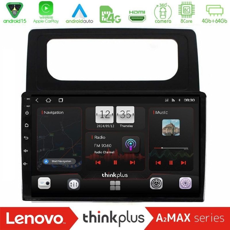 PIONEER U-SPH-VW1708 SPH-PF97BT Series VW Caddy 2004-2014 Multimedia Station 9" (Tablet Style) Με Carplay & Android Auto
