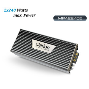 CLARION E-MPA2240E 2Channel Amplifier 2x240Watts MPA2240E
