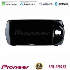 PIONEER U-SPH-TY0881 SPH-PF97BT Series Toyota Yaris (Vitz) 2015-2020 RHD Multimedia Station 9" (Tablet Style) Με Carplay & Android Auto