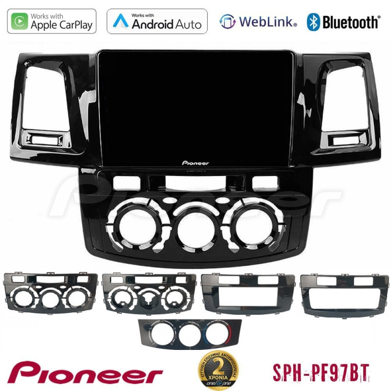 PIONEER U-SPH-TY1431 SPH-PF97BT Series Toyota Hilux 2007-2016 Multimedia Station 9" (Tablet Style) Με Carplay & Android Auto PIONEER U-SPH-TY1431 SPH-PF97BT Series Toyota Hilux 2007-2016 Multimedia Station 9" (Tablet Style) Με Carplay & Android Auto