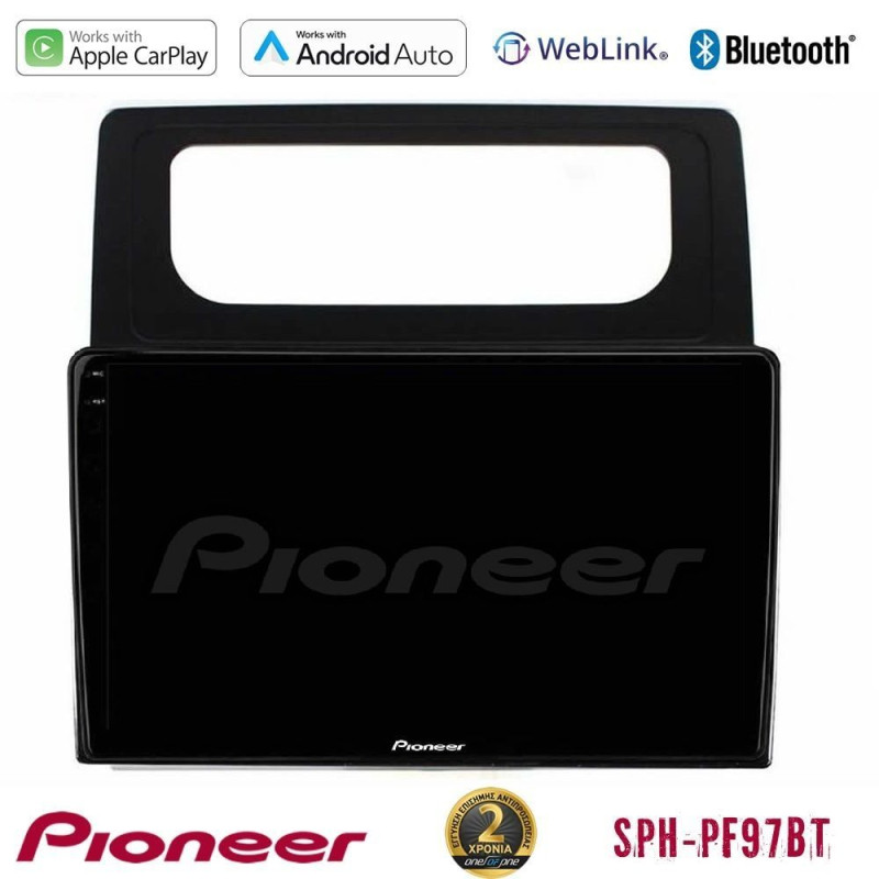 PIONEER U-SPH-VW1708 SPH-PF97BT Series VW Caddy 2004-2014 Multimedia Station 9" (Tablet Style) Με Carplay & Android Auto