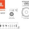 JBL STAGE3 507CF (5.25”, 130mm - 135W)
