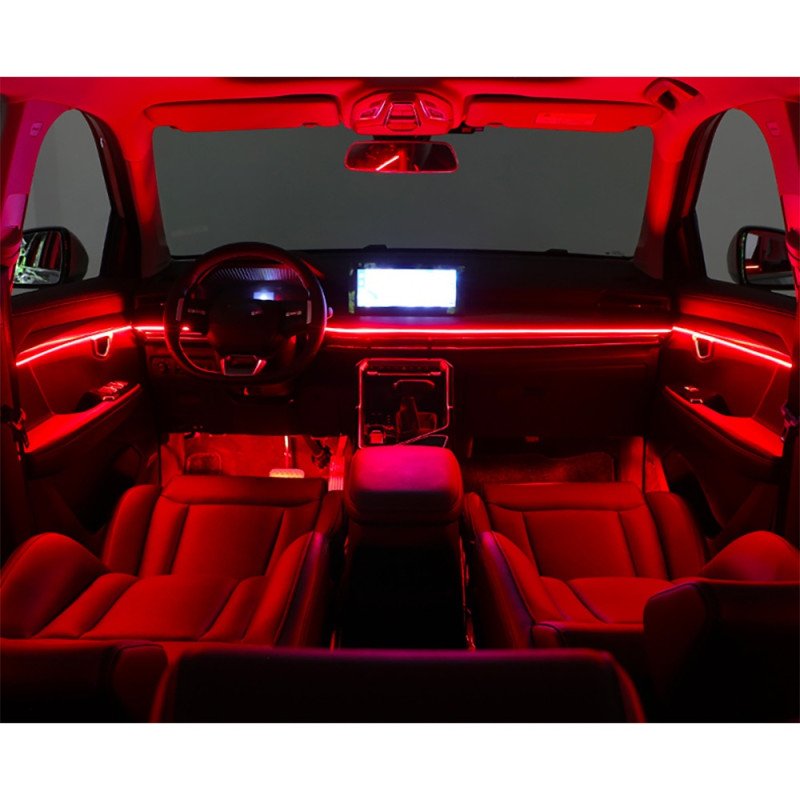 DIGITAL IQ DIQ AMBIENT DREAM 256 (BLACK) (Universal Thin Light Black Strip Ambient Light, 18 Lights with 256 colours)