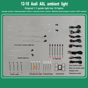 DIGITAL IQ DIQ AMBIENT AUDI A6 (4G) (Digital iQ Ambient Light for Audi A6 mod. 2012-2018 with 18 Lights) DIGITAL IQ DIQ AMBIENT AUDI A6 (4G) (Digital iQ Ambient Light for Audi A6 mod. 2012-2018 with 18 Lights)