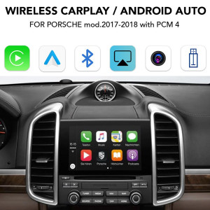 DIGITAL IQ PR 012W_CPA (WIRELESS CARPLAY / ANDROID AUTO BOX with 2 CAMERA IN for PORSCHE mod. 2017-2018 with PCM 4) DIGITAL IQ PR 012W_CPA (WIRELESS CARPLAY / ANDROID AUTO BOX with 2 CAMERA IN for PORSCHE mod. 2017-2018 with PCM 4)