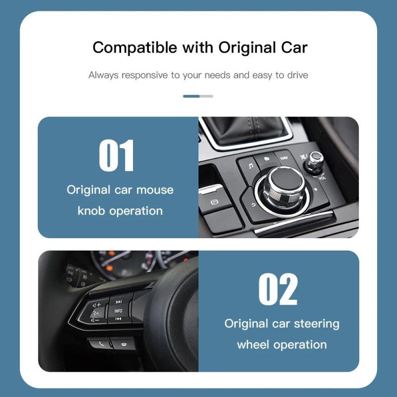 DIGITAL IQ MZ 252 CPA (WIRED CARPLAY / ANDROID AUTO for Upgrade for MAZDA mod. 2016-2021)