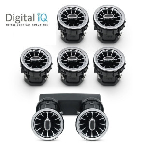 DIGITAL IQ DIQ AMBIENT 8176 CD - AIR VENTS BENZ C-GLC (Digital iQ Turbine Air Vent Ambient Light Kit MERCEDES C - GLC mod. 2015-2021)