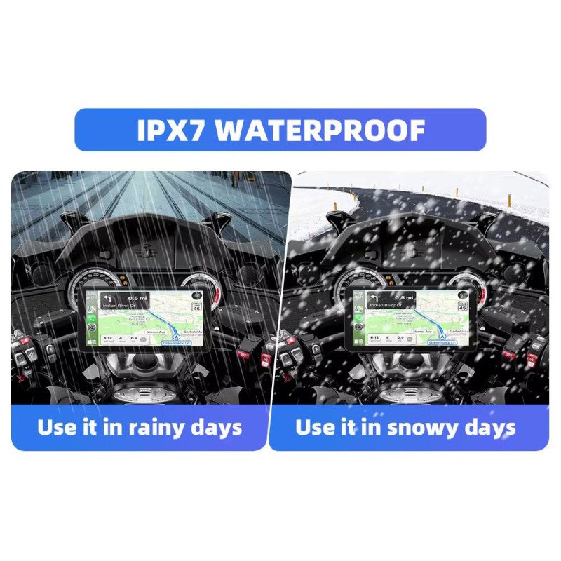 DIGITAL IQ PNA 6300_CPAA (6.3inc) MOTORCYCLE CARPLAY-ANDROID AUTO with TPMS