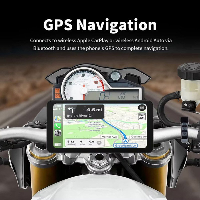 DIGITAL IQ PNA 6300_CPAA (6.3inc) MOTORCYCLE CARPLAY-ANDROID AUTO with TPMS