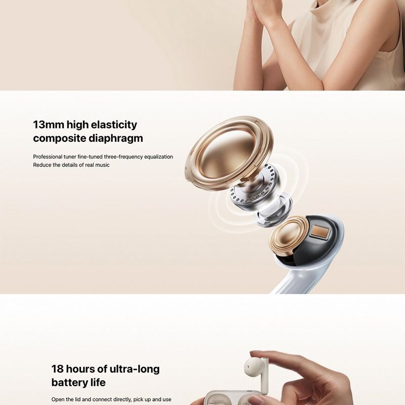 REMAX COZYBUDS W33 (BROWN) TRUE WIRELESS EARBUDS