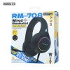 REMAX RM-708 (BLACK) RGB WIRED HEADSET