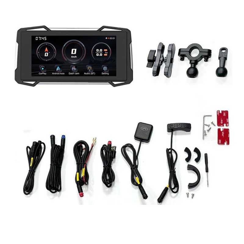 DIGITAL IQ PNA 7100_CPA (7.25inc) MOTORCYCLE CARPLAY-ANDROID AUTO