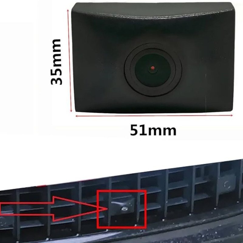 DIGITAL IQ CAMERA QS8052 (AHD-NTSC) FRONT CAMERA for AUDI Q7 mod. 2010-2015