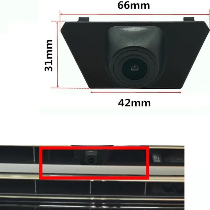 DIGITAL IQ CAMERA QS8083 (AHD-NTSC) FRONT CAMERA for TOYOTA LANDCRUISER mod. 2008-2015