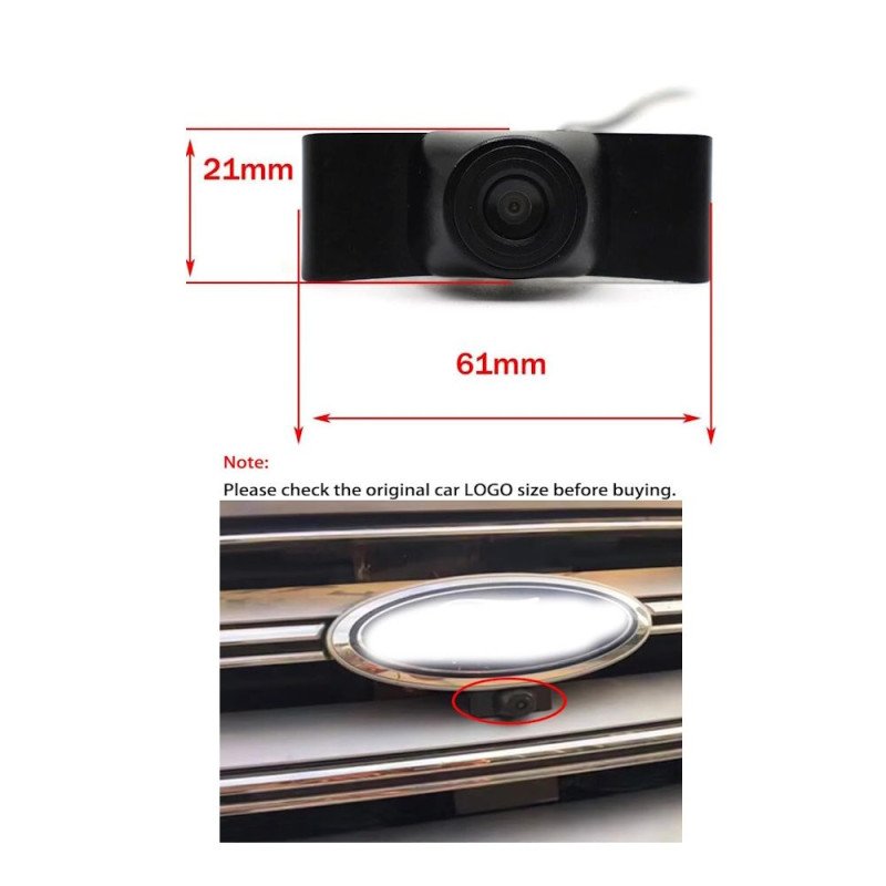 DIGITAL IQ CAMERA QS8090 (AHD-NTSC) FRONT CAMERA for FORD EDGE mod. 2015-2020