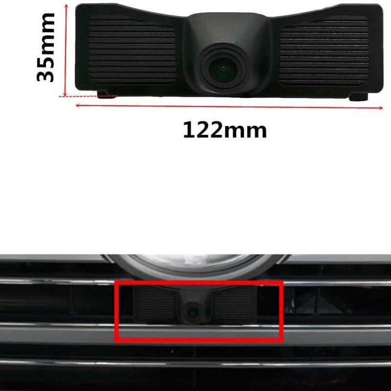 DIGITAL IQ CAMERA QS8118 (AHD-NTSC) FRONT CAMERA for TOYOTA LANDCRUISER mod. 2016-2019