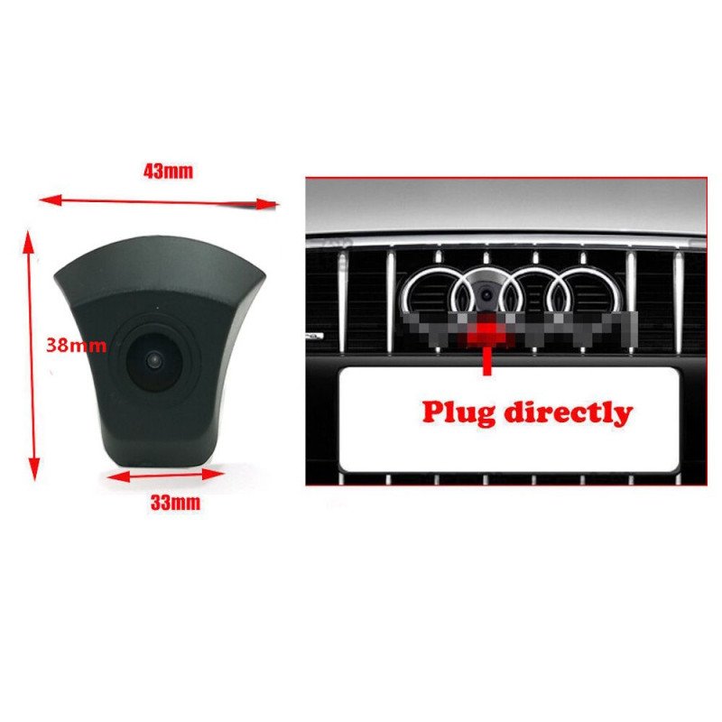 DIGITAL IQ CAMERA QS8121 (AHD-NTSC) FRONT CAMERA for AUDI A1-A3-A4-A5-A6-A7-Q3-Q7-TT mod. 2008-2016