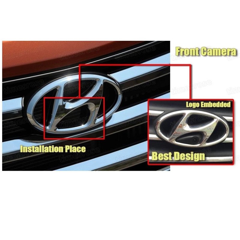 DIGITAL IQ CAMERA QS8128 (AHD-NTSC) FRONT CAMERA for HYUNDAI mod. 2013-2026