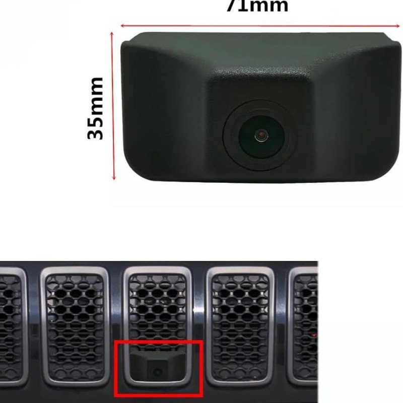 DIGITAL IQ CAMERA QS8153 (AHD-NTSC) FRONT CAMERA for JEEP CHEROKEE mod. 2014-2024